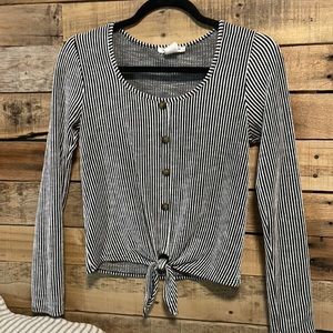 Caution to the Wind womens fitted top